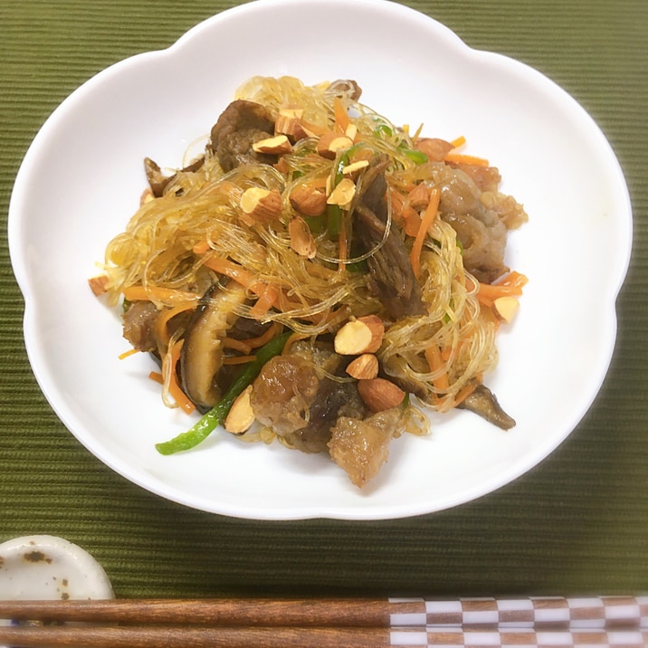 牛すじ肉と春雨のプルコギ風♪